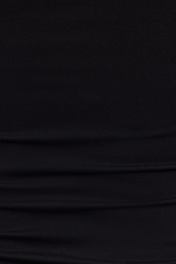 Sleek V-Neck Cami Top, Jet Black, large