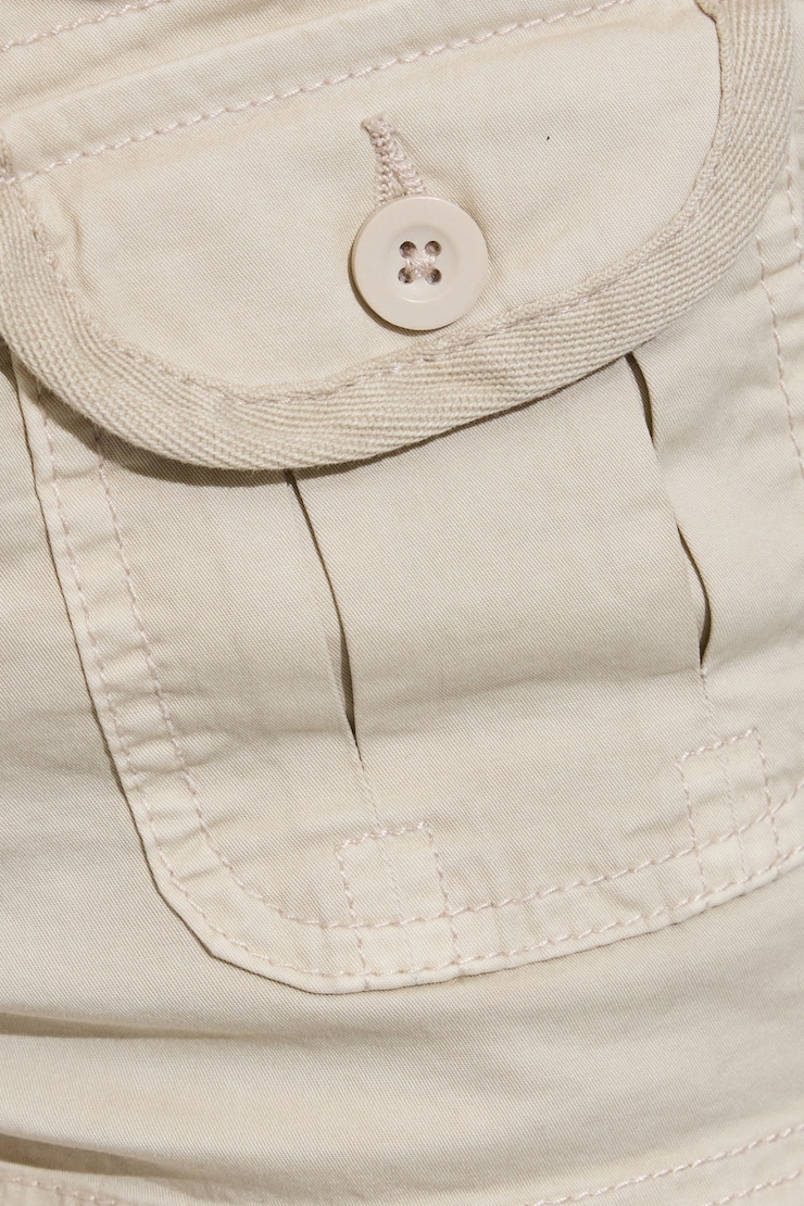 Cargo Micro Shorts, Perfect Pearl, large