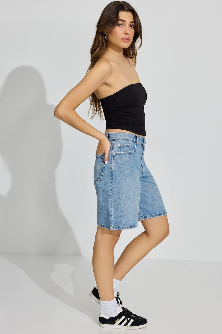 Short en denim « skater »