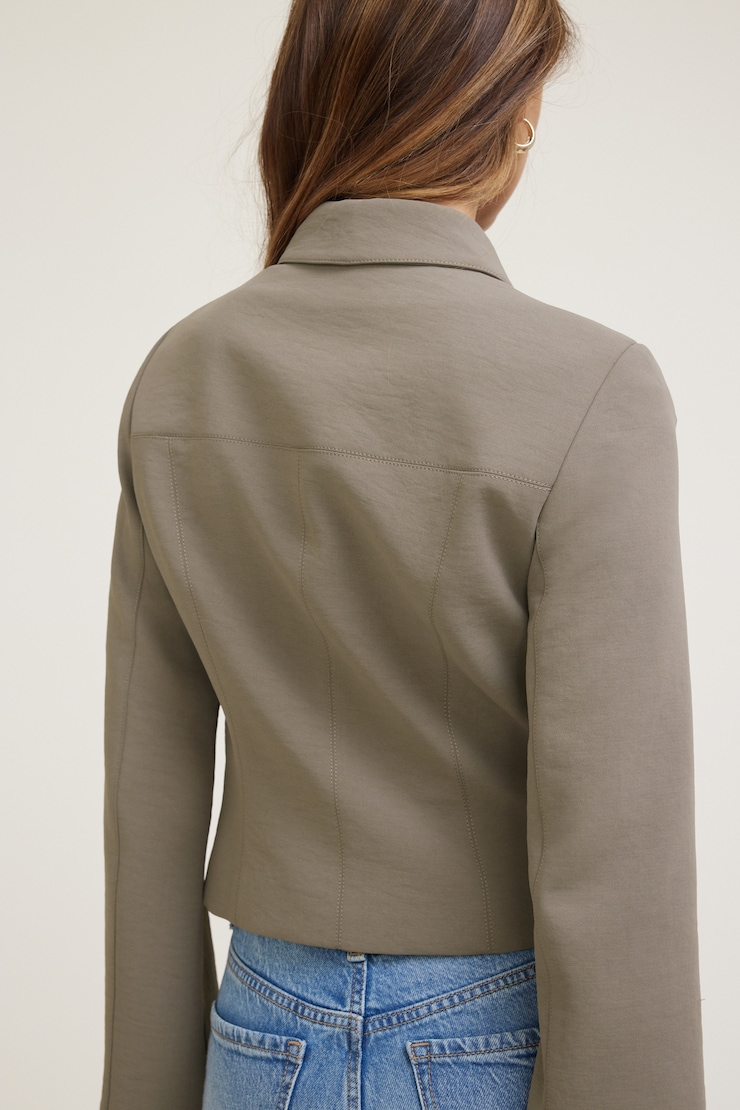 Charlotte Airflow Short Jacket Falcon Brown large