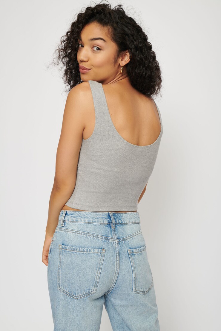 Alisha Bustier Tank Ice Grey large