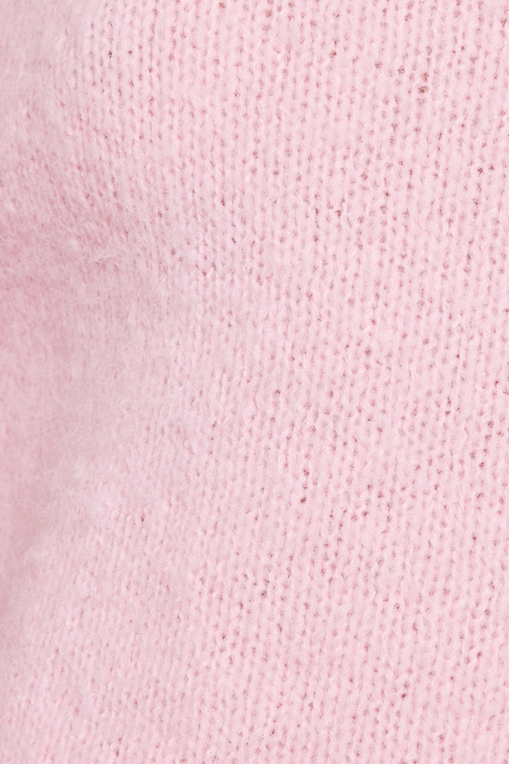 Oversized Boat Neck Sweater, Parfait Pink, large