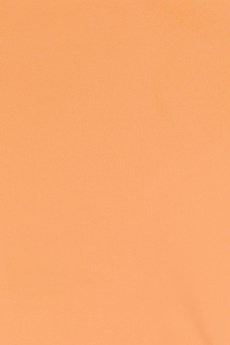 Slider Triangle Bikini Top, Orange Chiffon, large