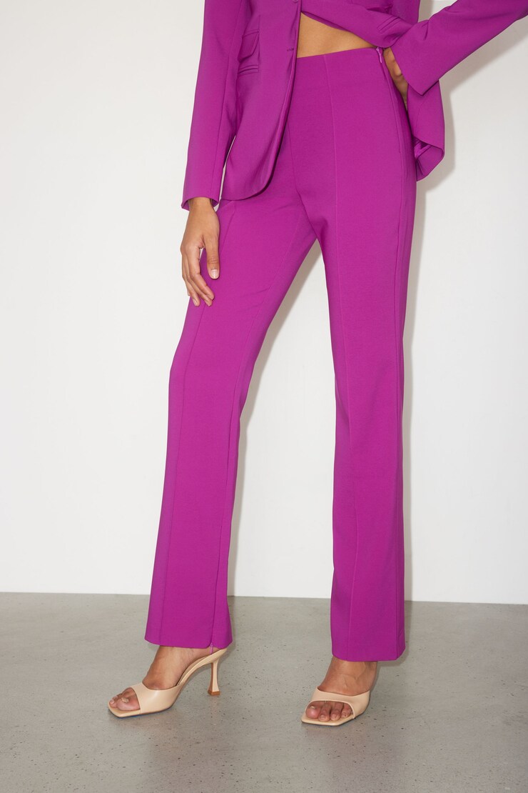 Pantalon Helena évasé Magenta large