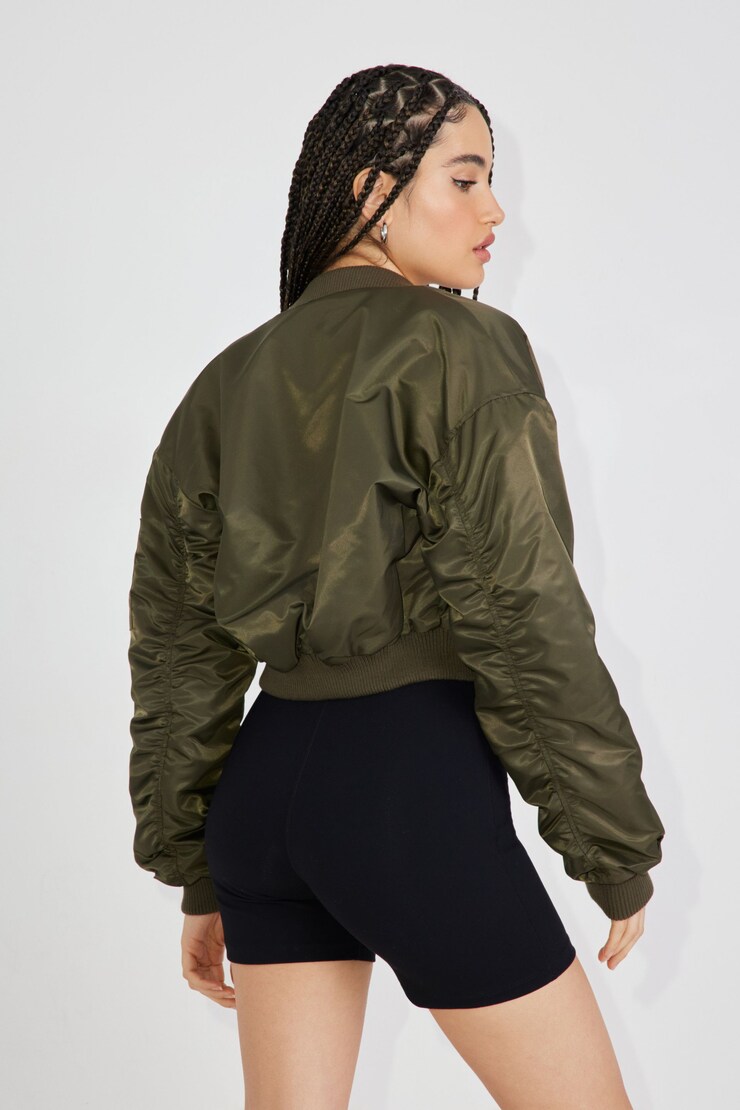 Crop Bomber, Olive Night Green, large