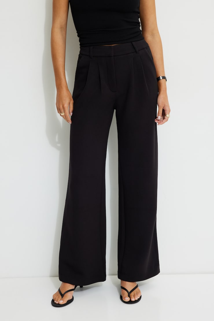 Alex Anywear Wide Leg Pants Jet Black large