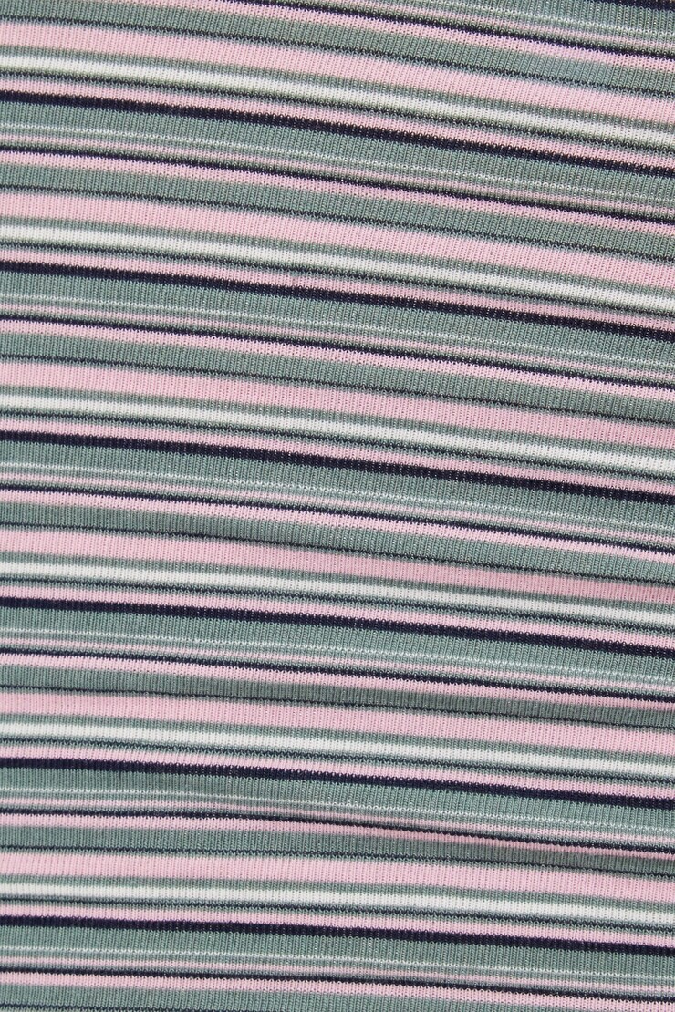 Tasia Tube Top, Pink/Green Stripes, large