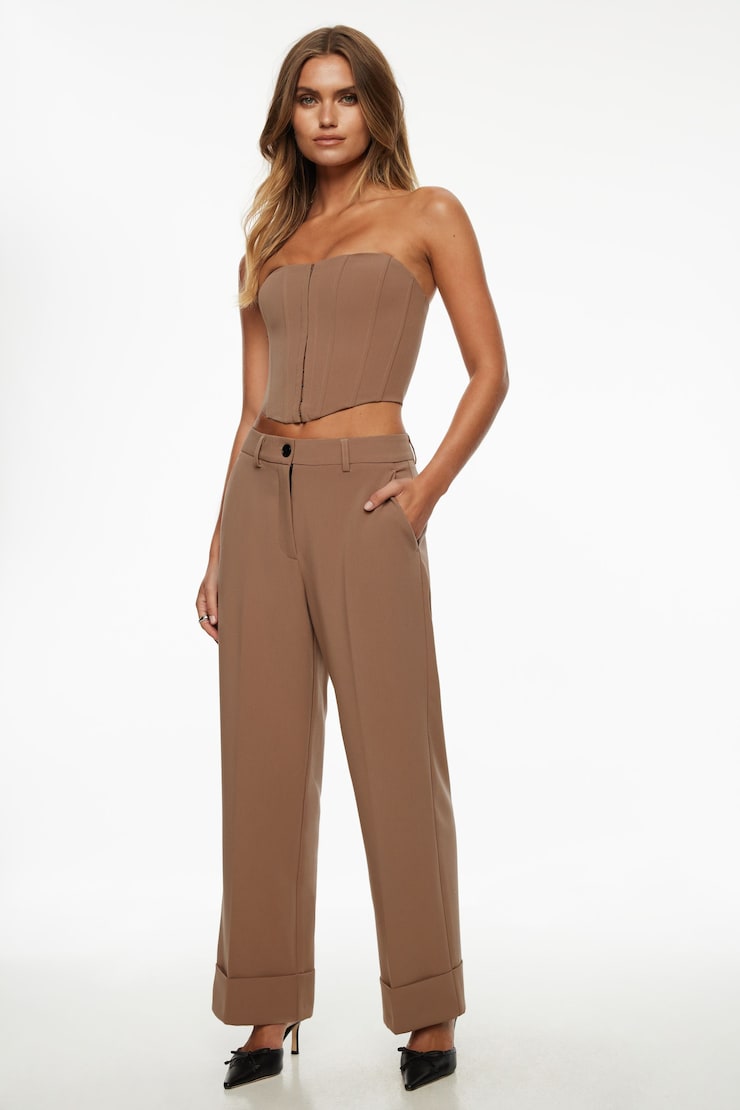 Hook-Eye Bustier Top Birthday Suit large