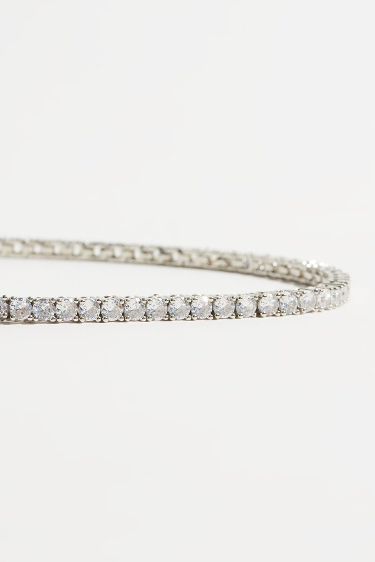 The Tennis Bracelet Clear/Silver large