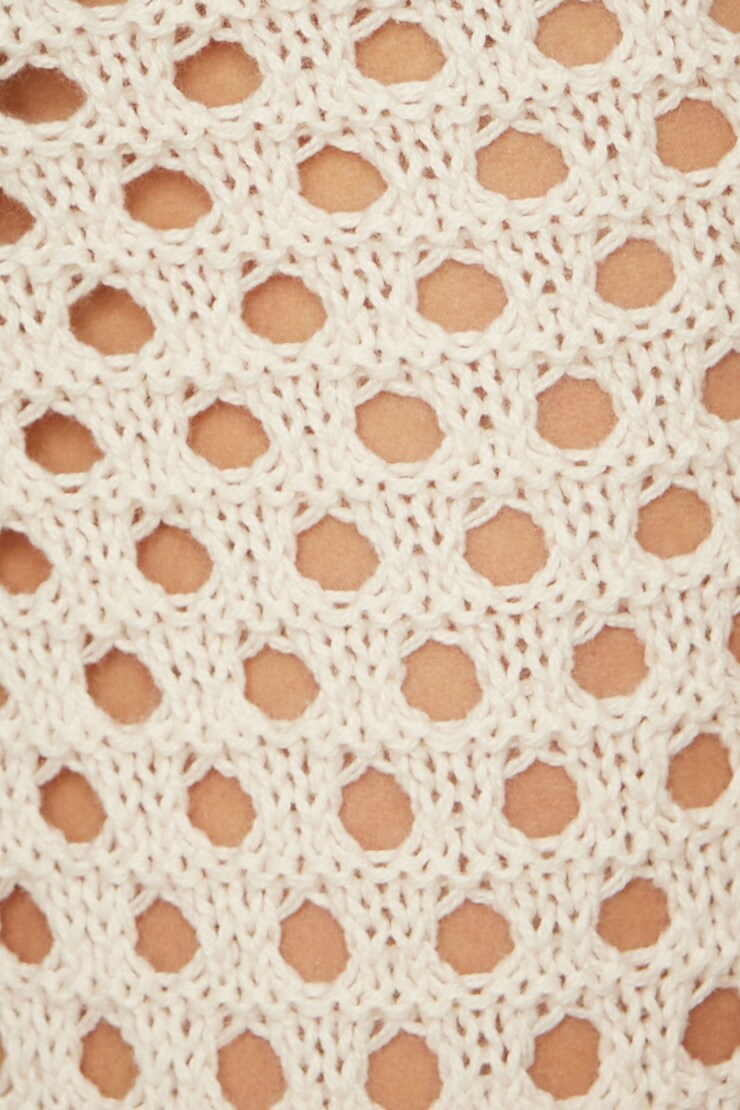 Sheer Crochet Pants Polished Pearl Off-White large