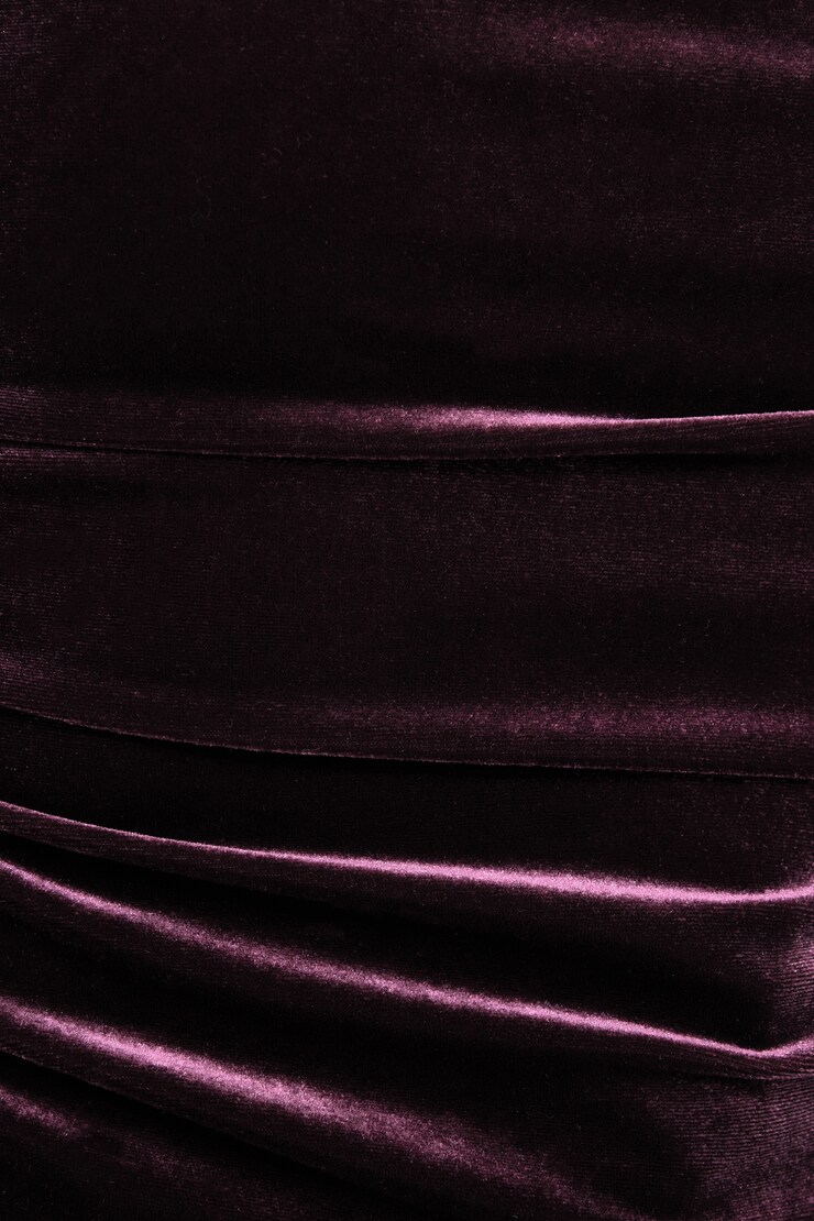 Cherry Velvet Bolero Tank Top Black Cherry large