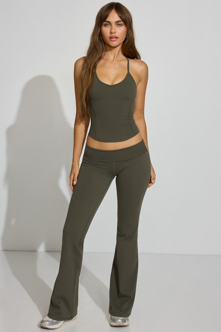 Active Y-Back Tank Top, Martini Green, large