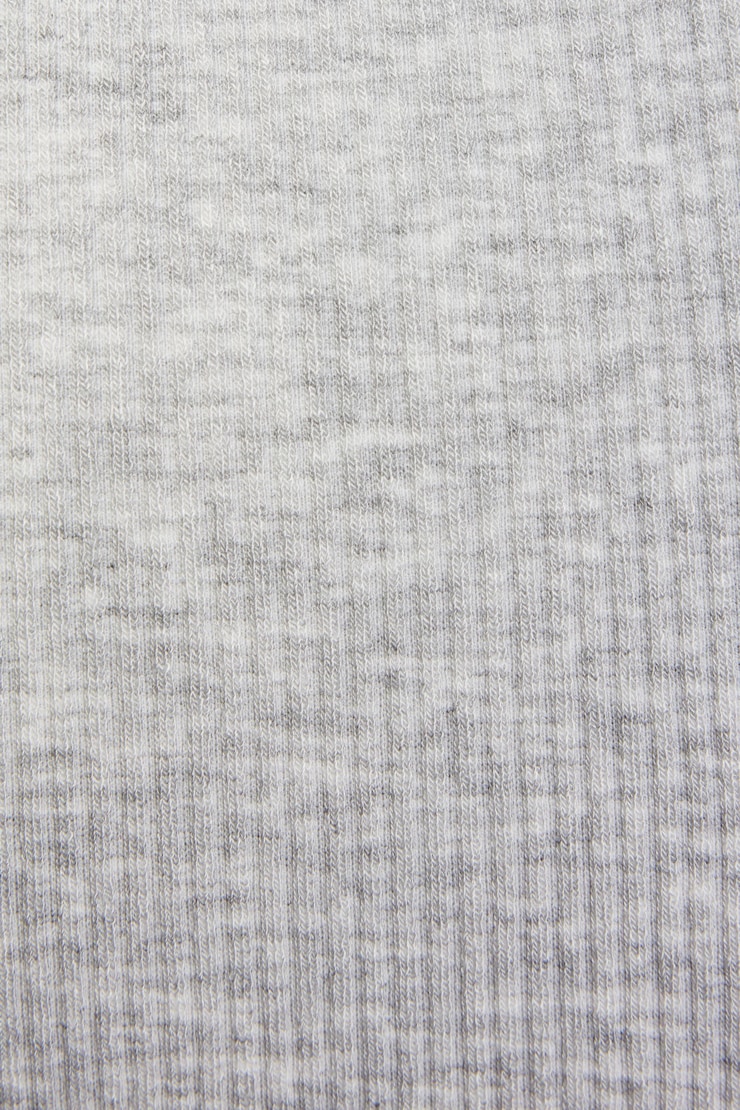 Sonia Seamless Plunge Tee, Spring Grey Mix, large