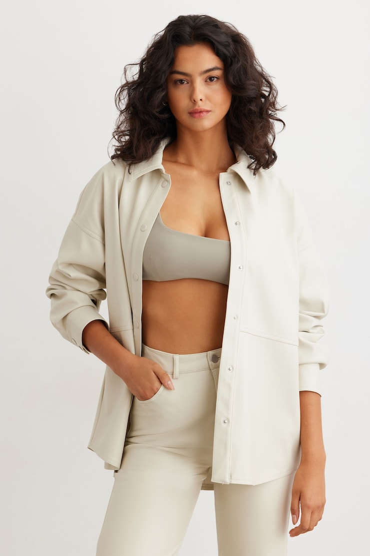 Alani Sculpt Micro Bra Top Vintage Khaki large