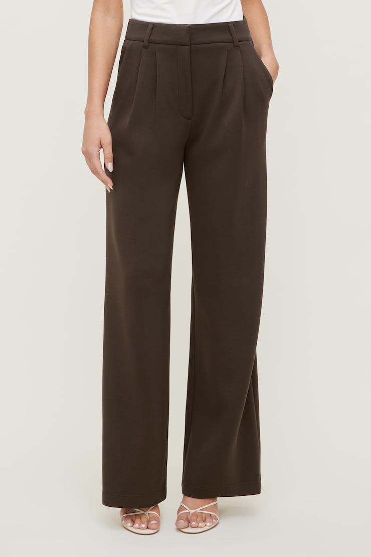 Alex Anywear Wide Leg Pants Java Brown large