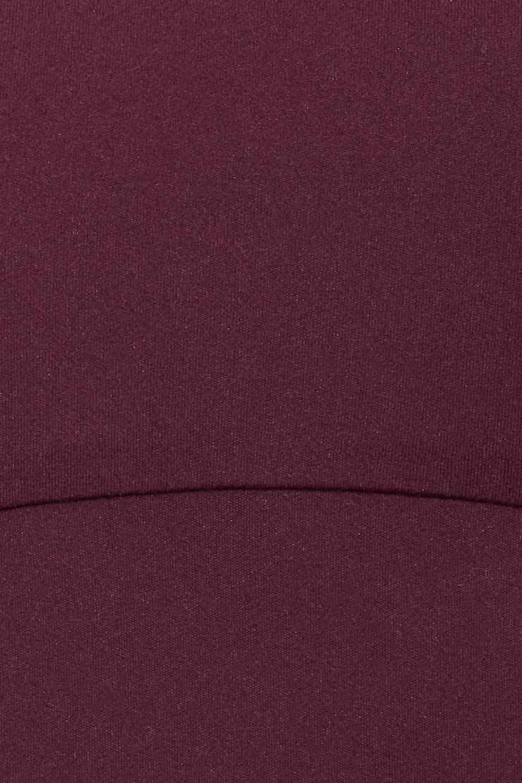 Sleek Underbust Crossback Cami Top, Fig Fantasy Maroon, large