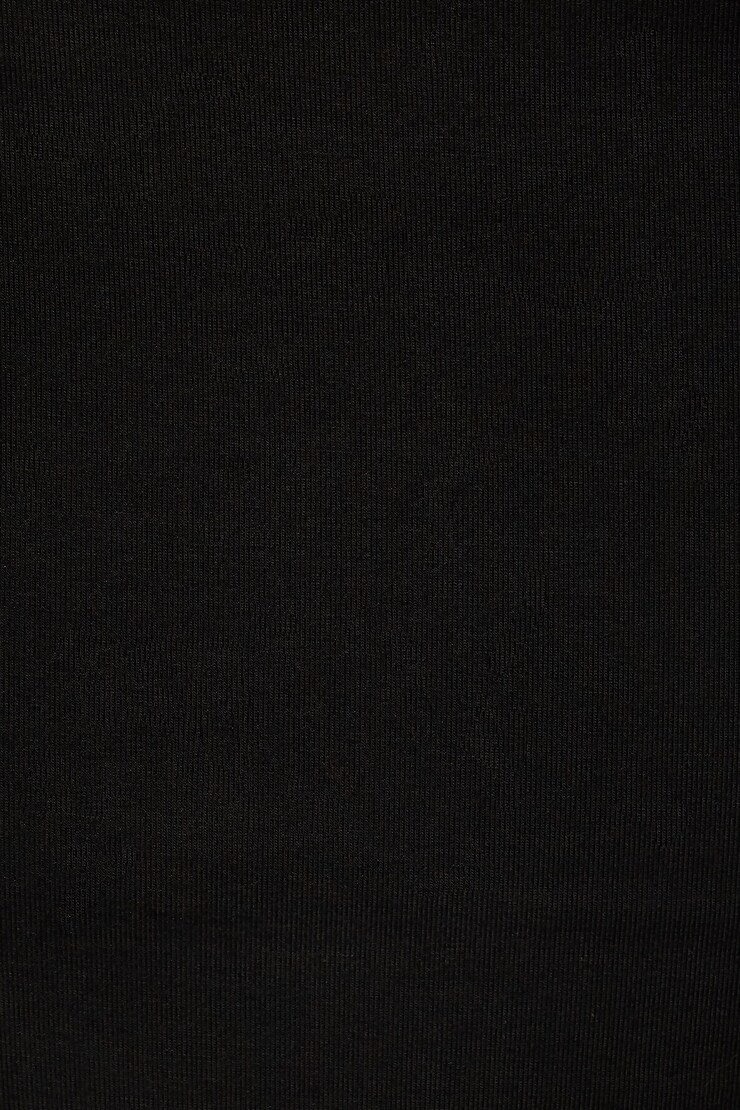 Twisted Off Shoulder Top  Jet Black large