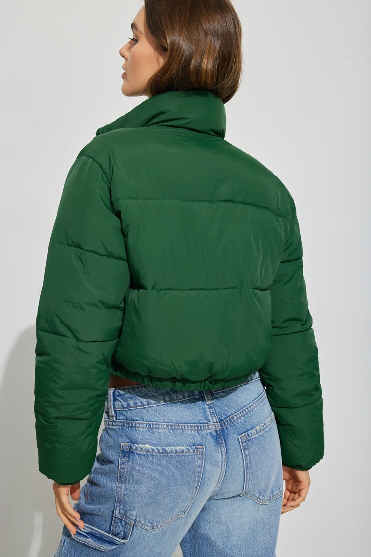 Mini Puff Jacket, Varsity Green, large