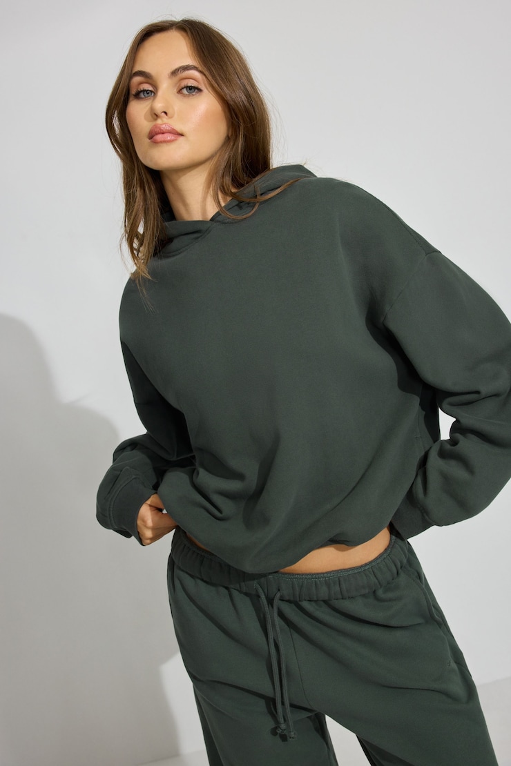 UltraFleece Hoodie GREEN | Garage