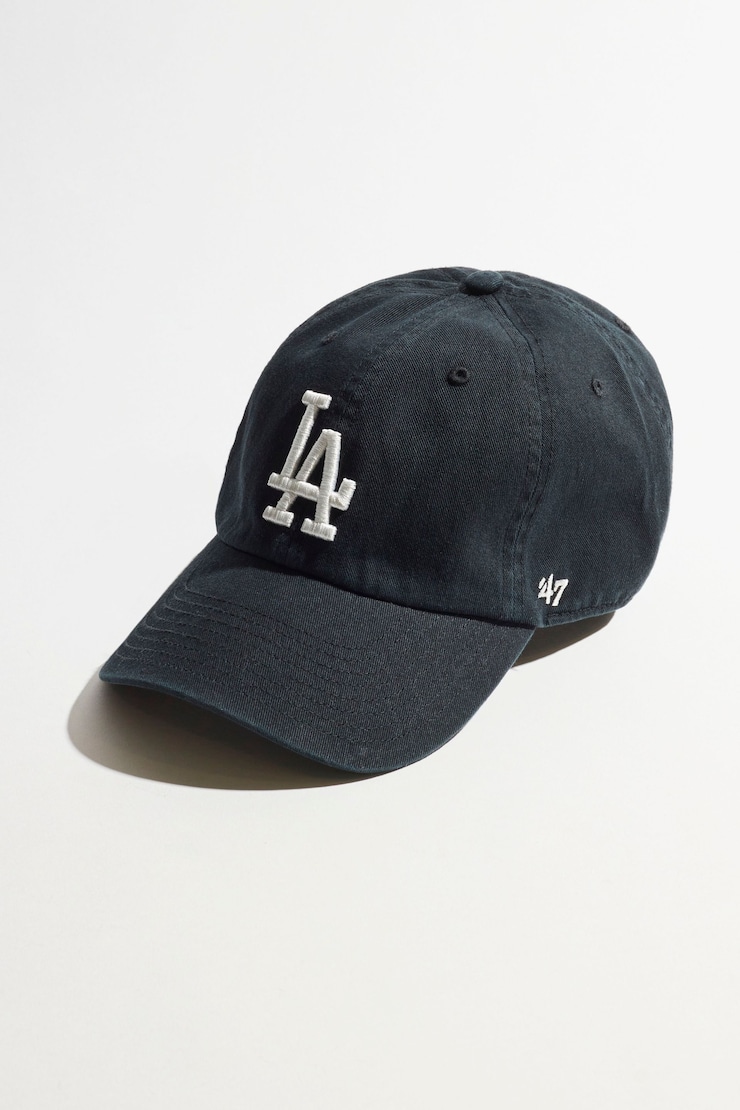 '47 BRAND | Los Angeles Clean Up Cap Black & White large