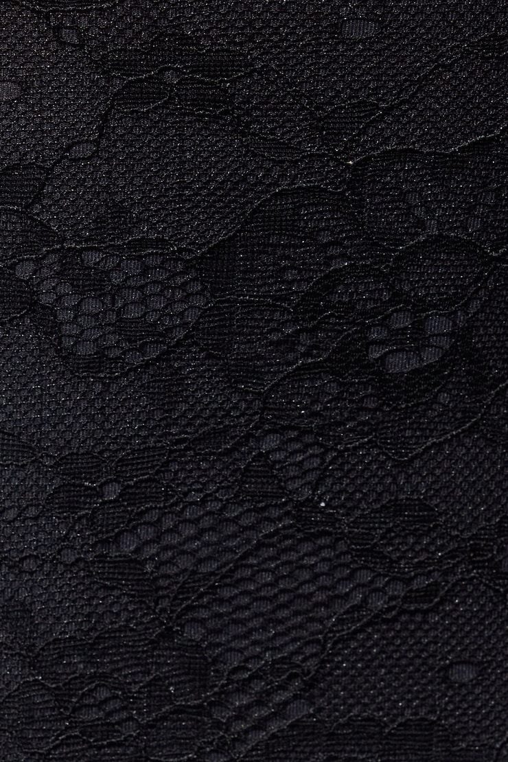 Giselle Strapless Lace Corset, Jet Black, large