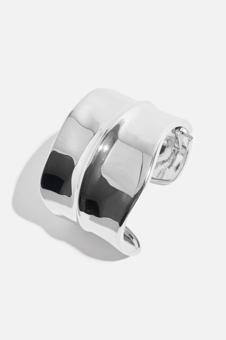 Waveline Cuff Bracelet Silver large