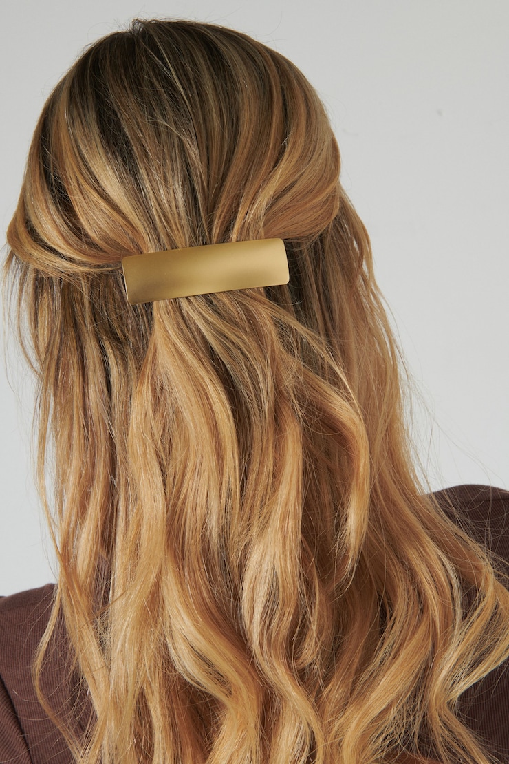 Ensemble 2 barrettes à fermoir à pression