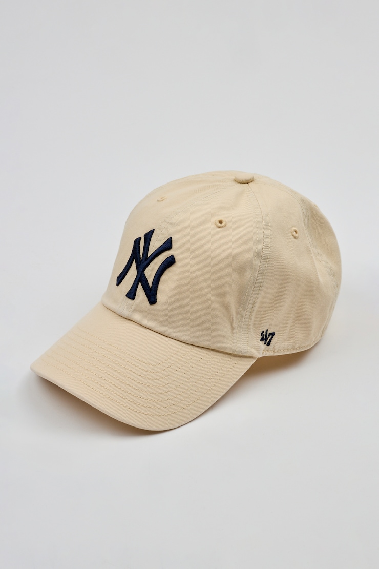 47 BRAND Clean Up Cap  - NY, Natural/Navy, large