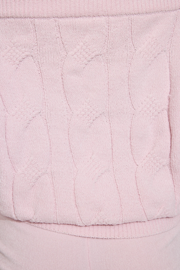 Chenille Off Shoulder Sweater