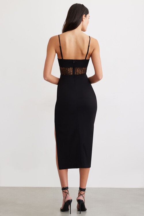 chinese dress ladies OLIVIA Black Lace Corset Dress main image 1
