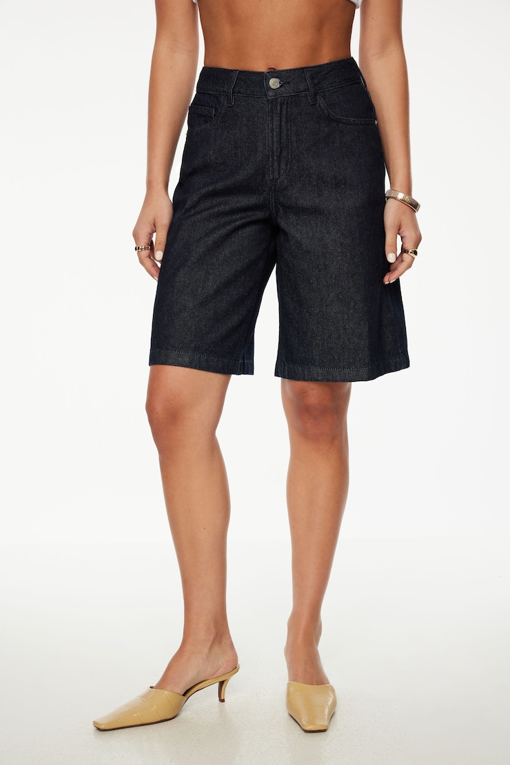 Denim Jorts Dark Indigo large