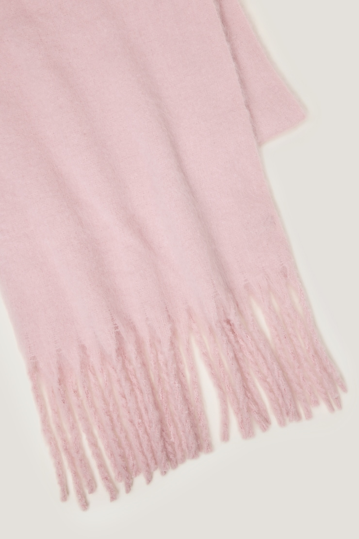 Oversized Fringed Scarf