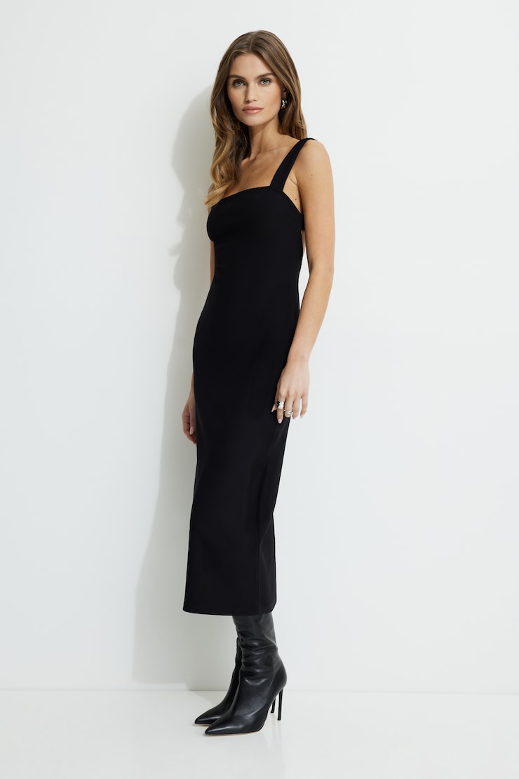 Shirred Mesh Mini Dress