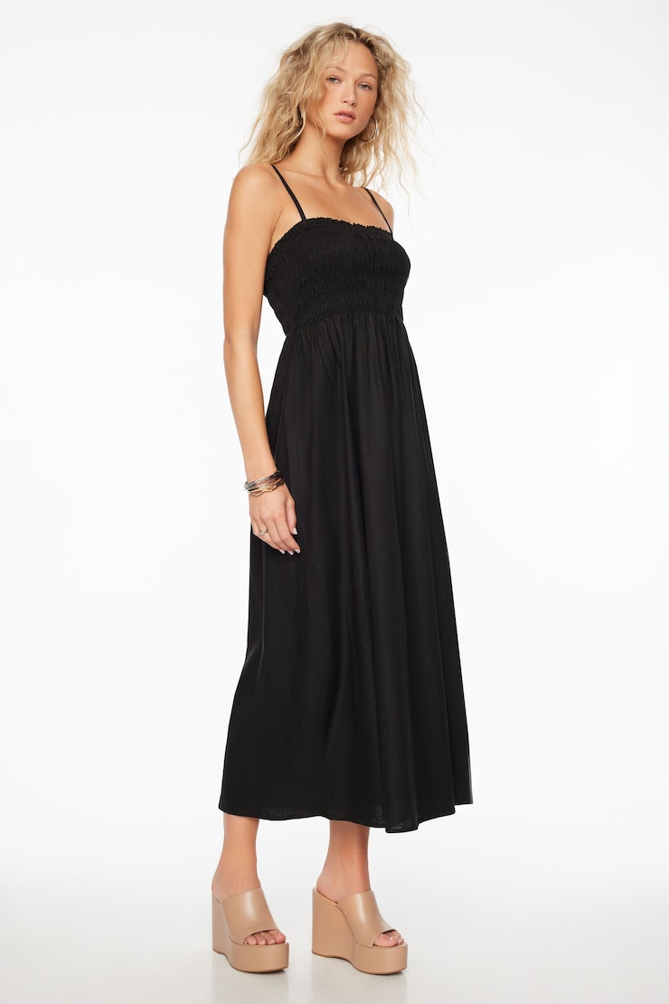 Neve Linen Maxi Dress