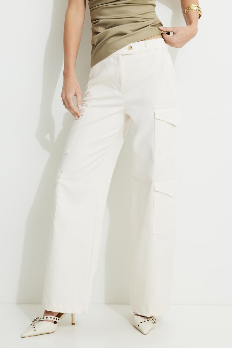 Straight Leg Cargo Pants Sea Salt large