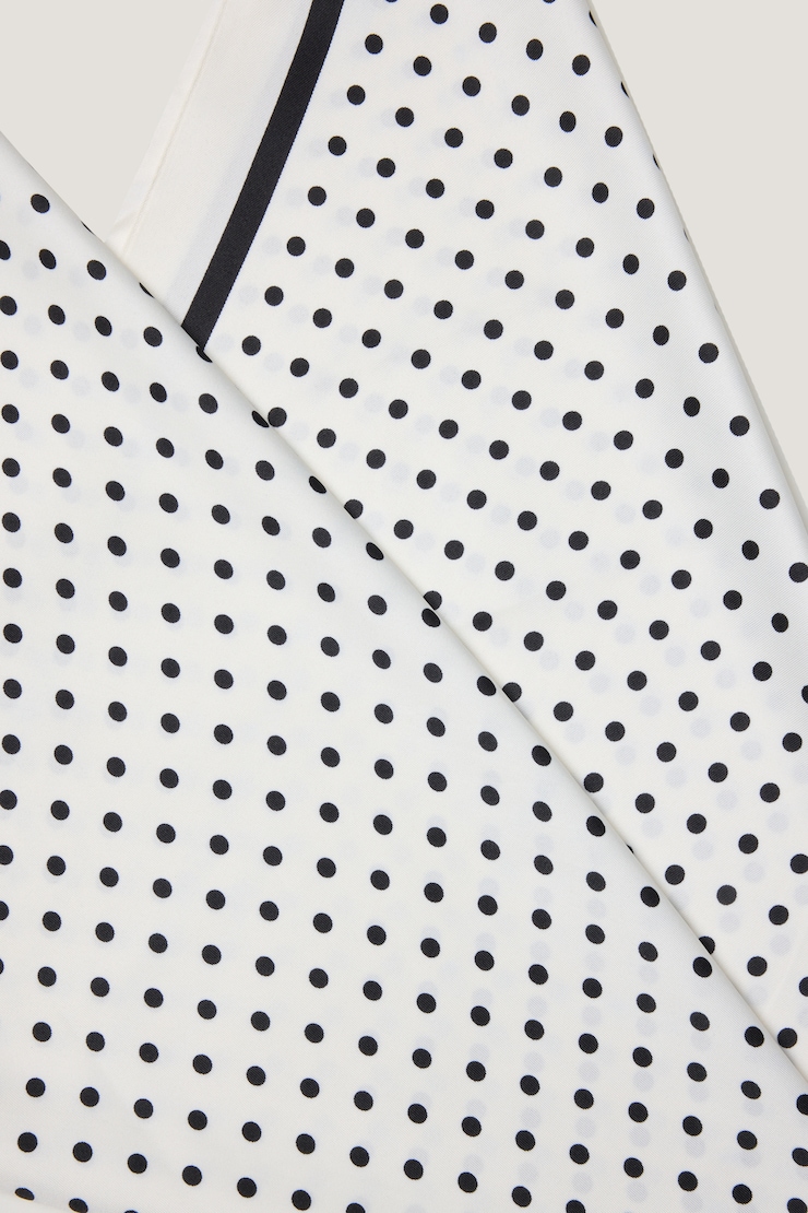 Polka Dot Oversized Square Scarf