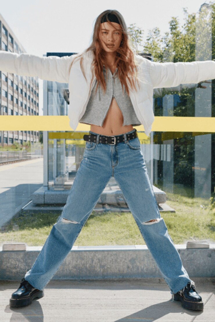 90s Straight Jean, Coco Blue, large