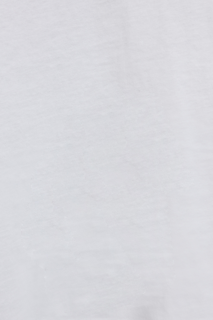 Oversized Henley Long Sleeve Top, Bright White, large