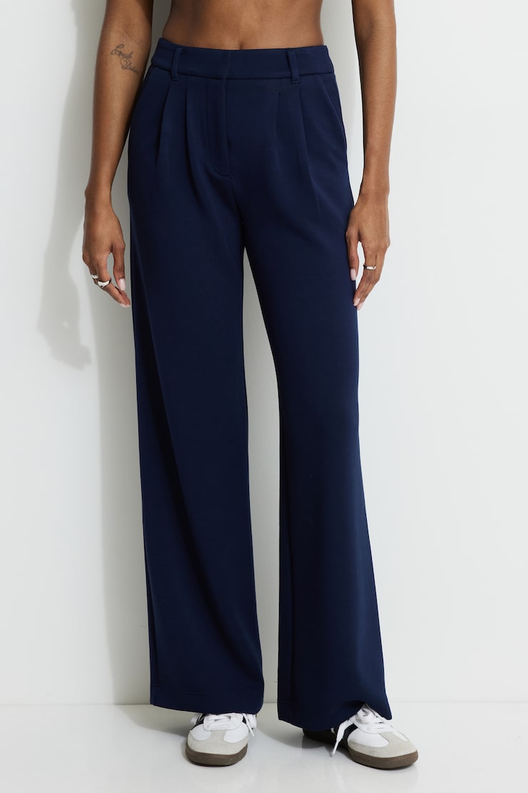 Alex Anywear Wide Leg Pants Navy Blazer large