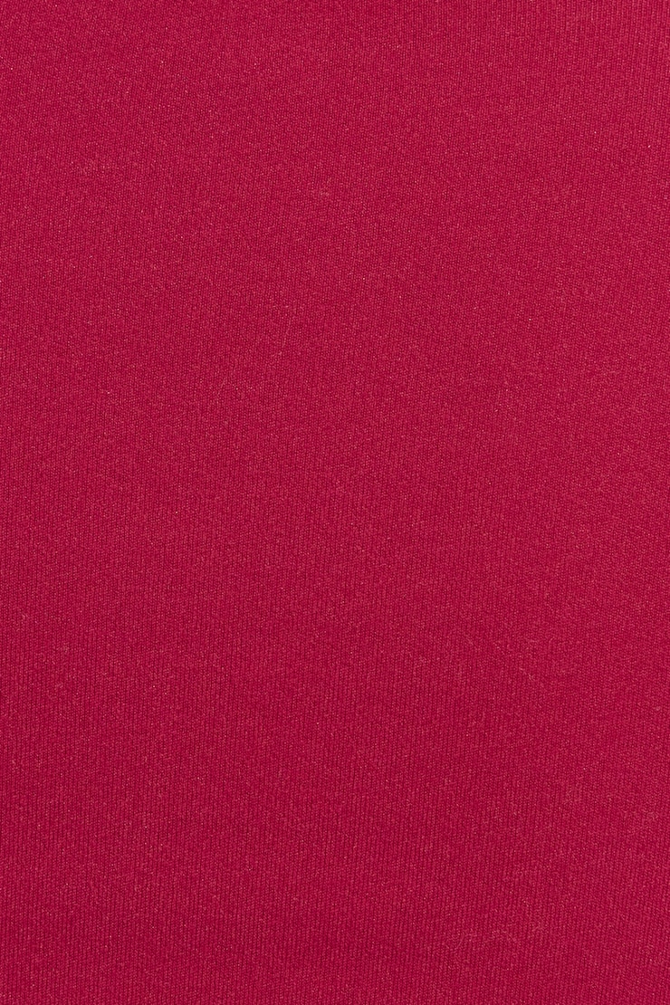Sleek Longline Tube Top, Beet Red, large