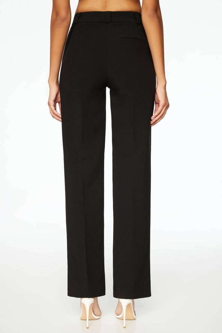 Crawford Straight Pants Jet Black large