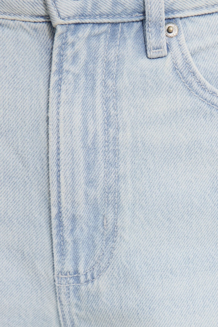 Charlie High Rise A Line Denim Shorts Medium Light Indigo / Marion large