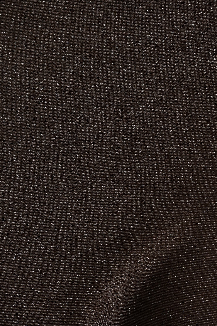 Ring Triangle Bikini Top, Coffee Bean Brown, large