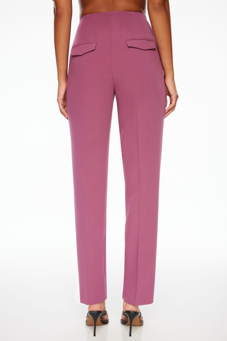 Kendall Slim Side Zip Pants Rose Violet Purple large