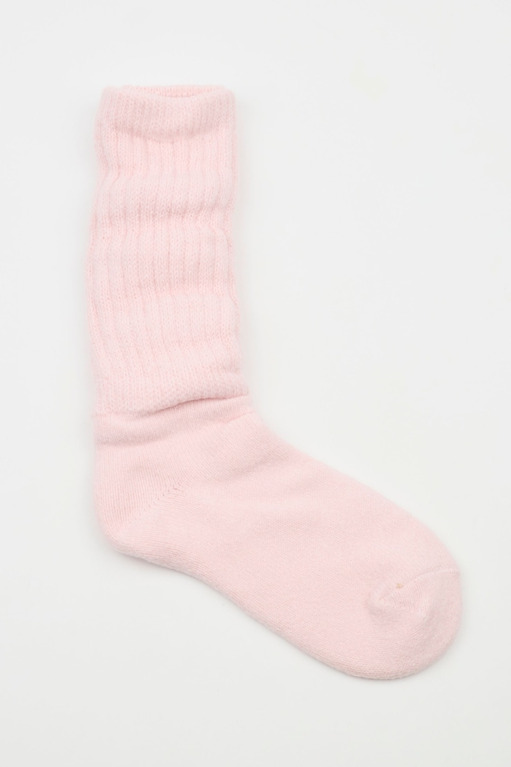 Scrunch Cloud Sock, Chalk Pink, large