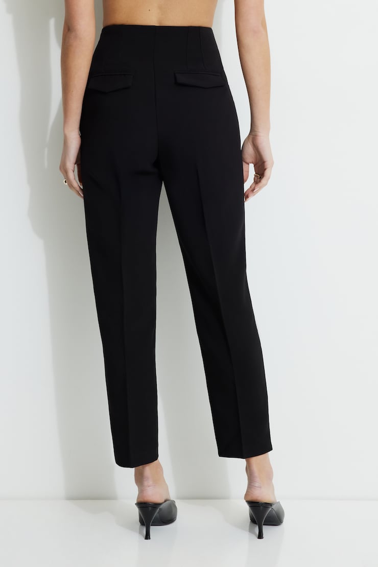 Kendall Slim Side Zip Pants Jet Black large