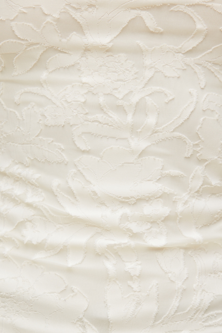 Haut en jacquard à manches longues Nola