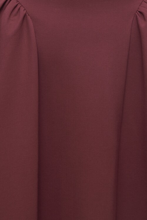 Iris Flared Ponte Maxi Dress Burgundy | Dynamite