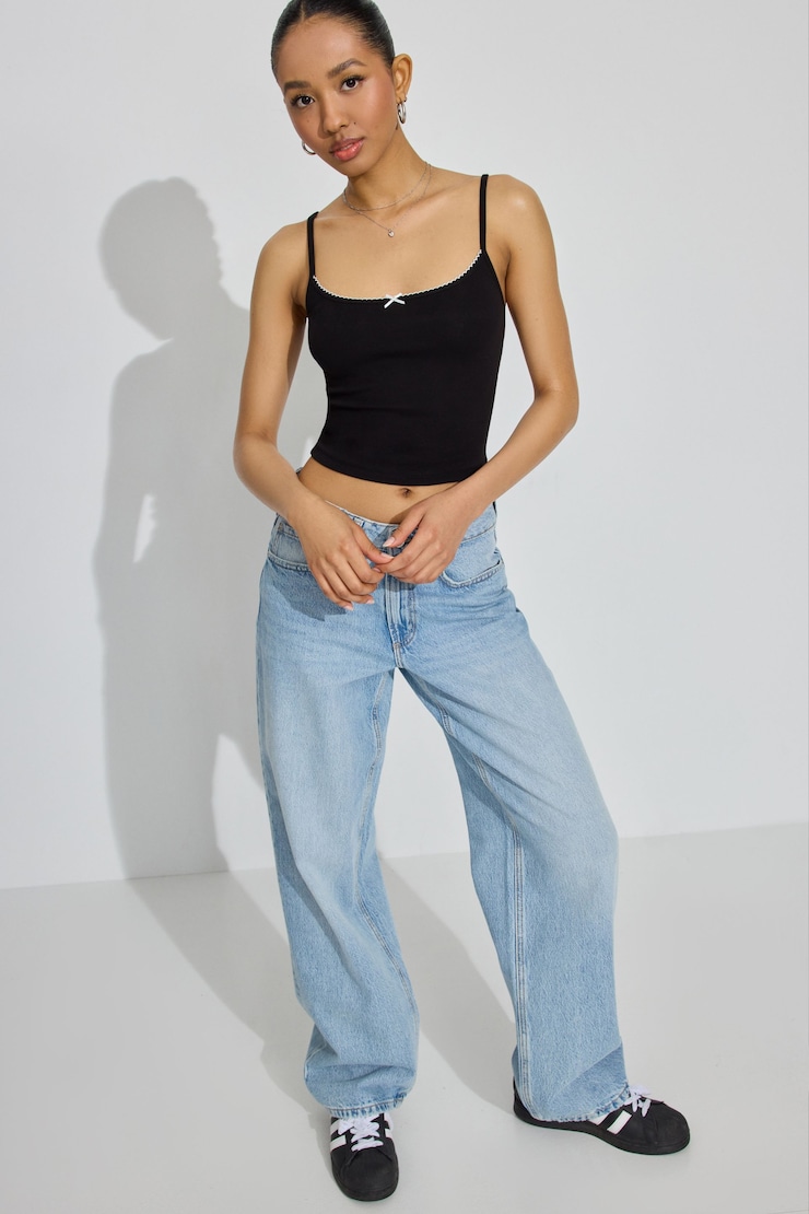 Felicia Cami Top, Jet Black, large