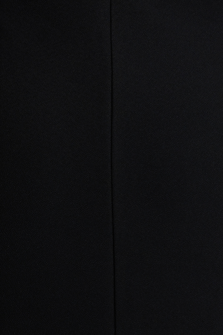 Shirred Mesh Mini Dress Jet Black large